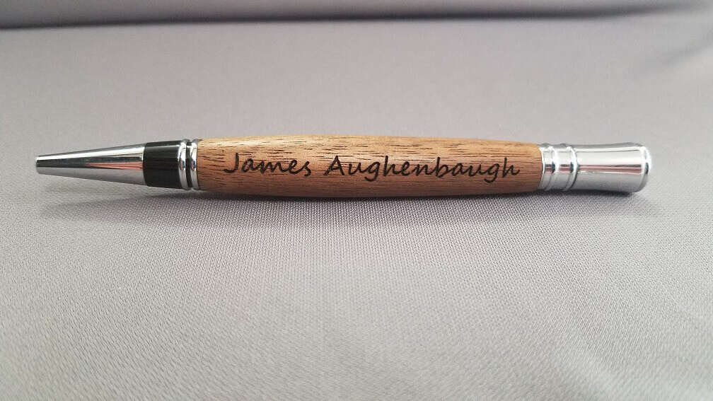 Custom Name Wooden Pen (Mahogany)